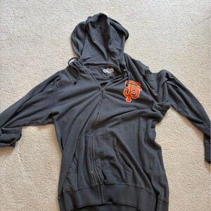 Red Jacket Dark Gray Zip-Up Hoodie